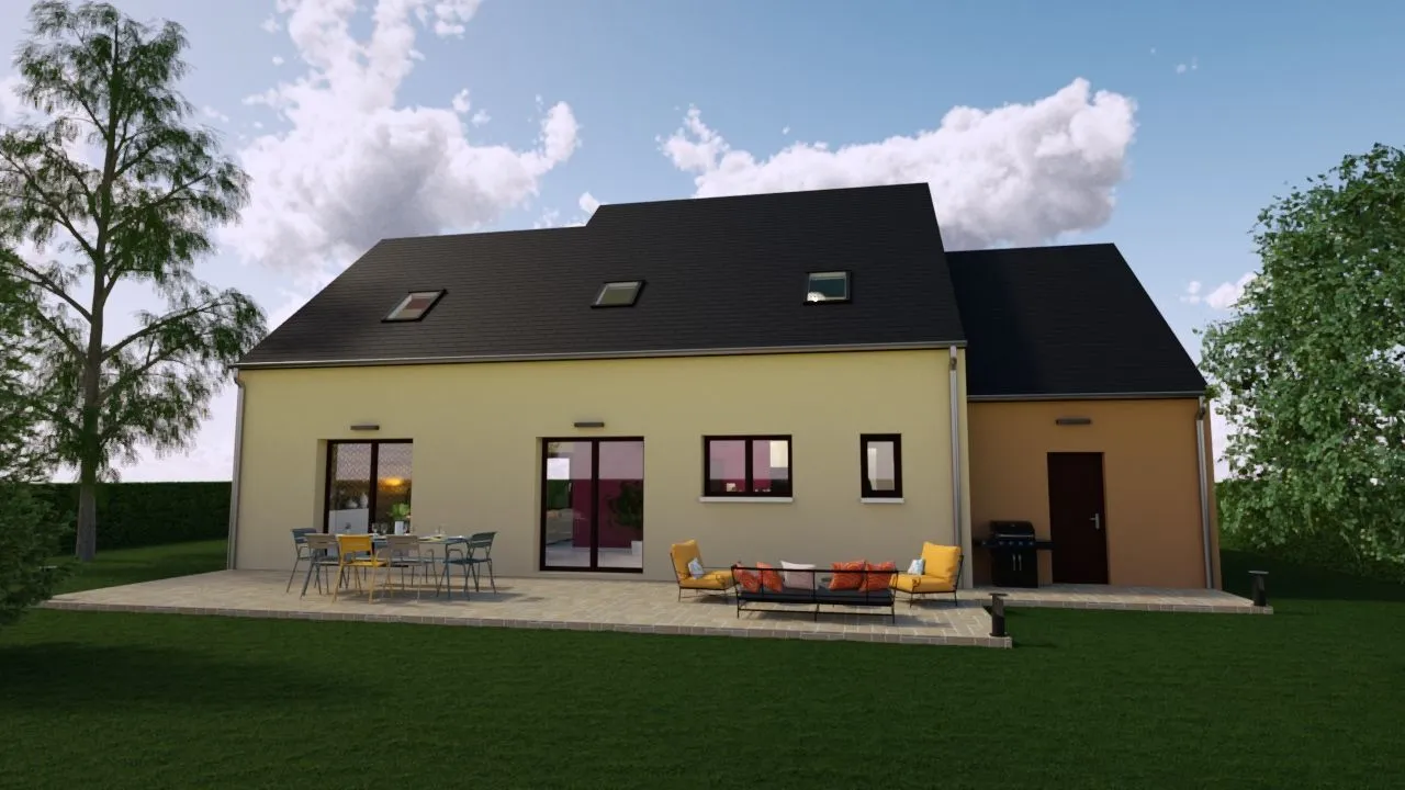 Maison neuve 138 m² à Tigeaux (77163)