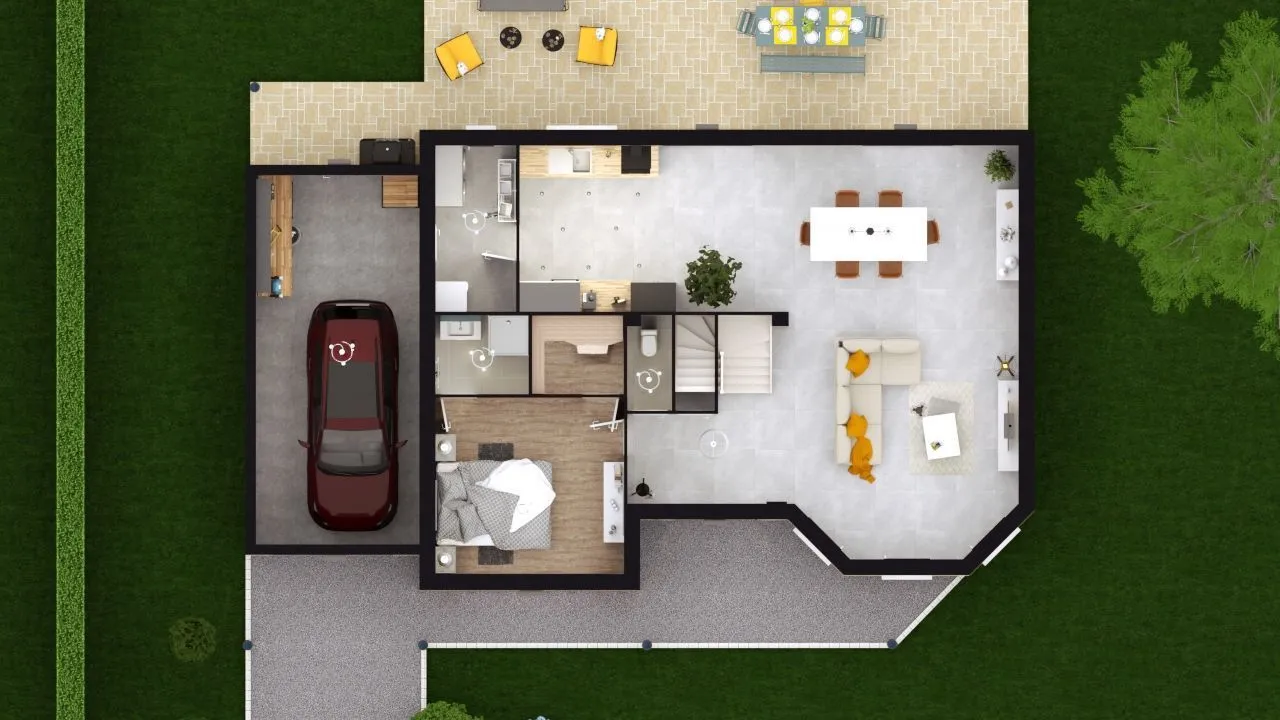 Maison neuve 138 m² à Tigeaux (77163)
