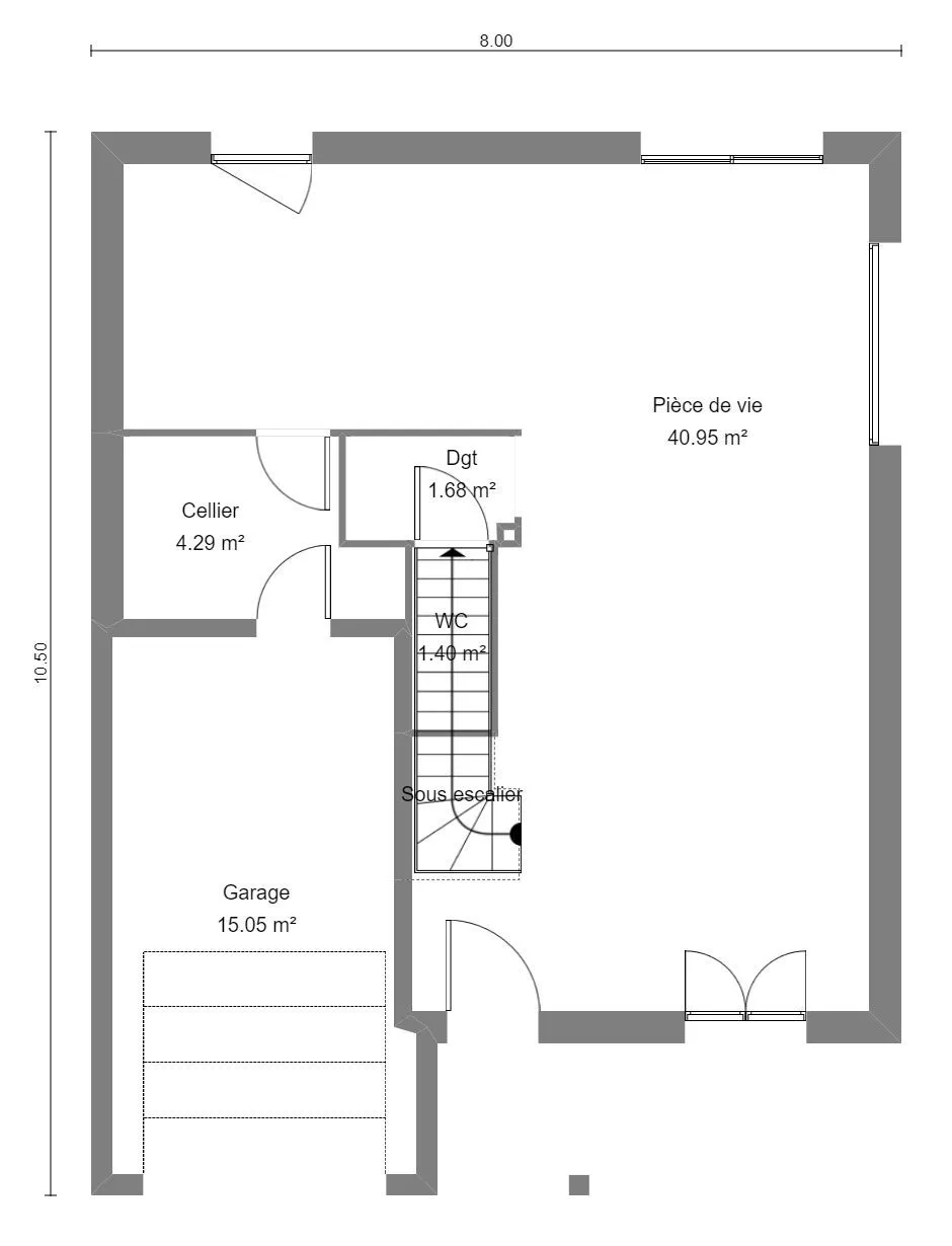 Kerria-4ch108 — modèle de maison