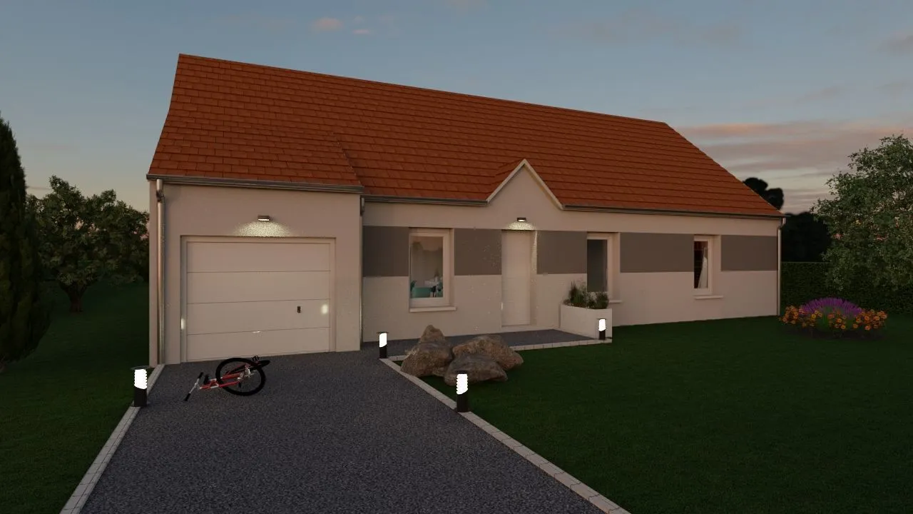 Maison neuve 106 m² à Saint-Mard (77230)