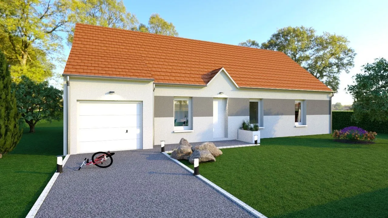 Maison neuve 106 m² à Saint-Mard (77230)