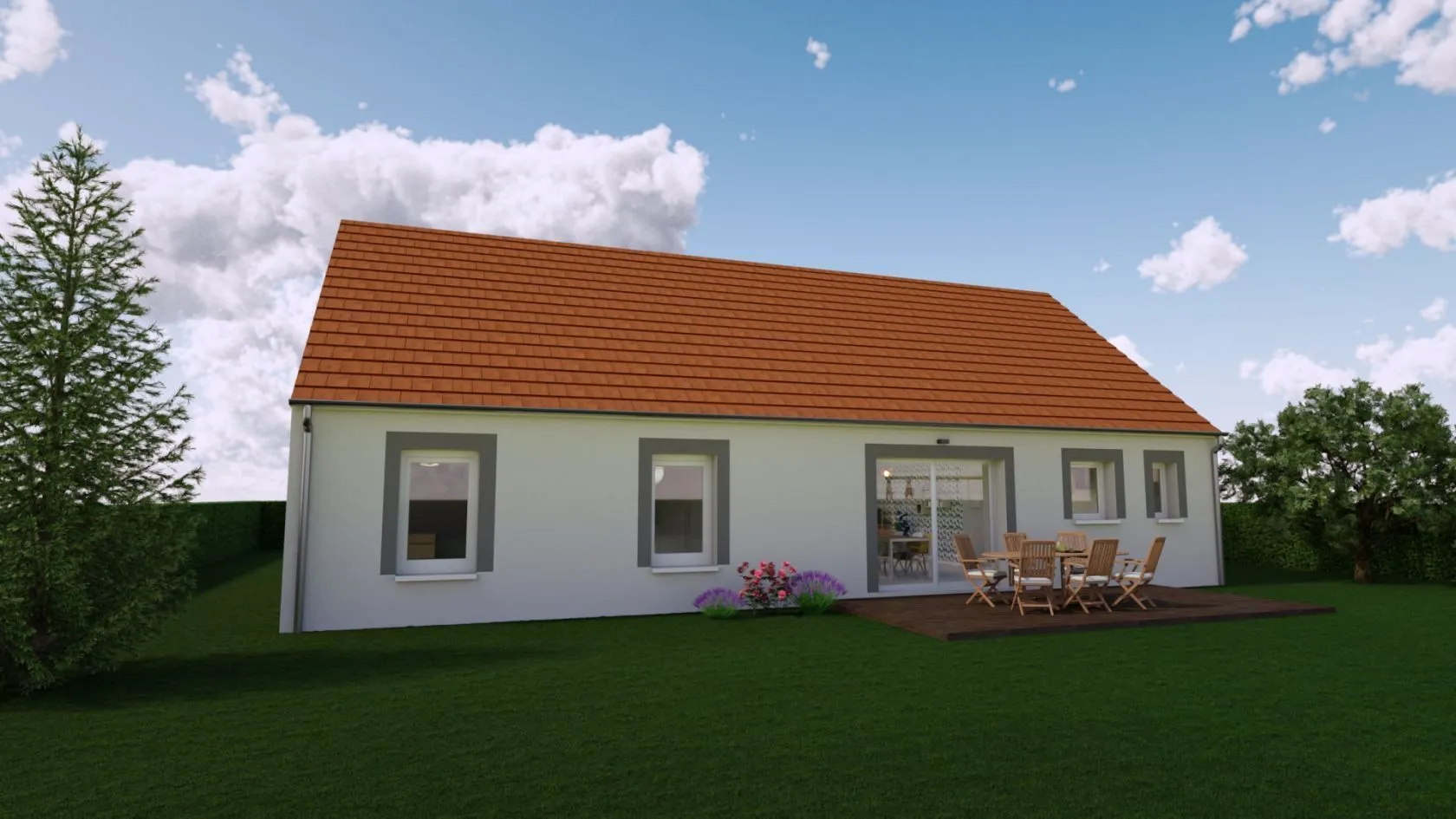 Maison neuve 106 m² à Saint-Mard (77230)