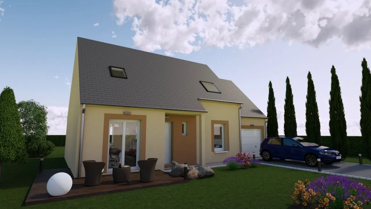 Maison neuve 83 m² à Grisy-Suisnes (77166)