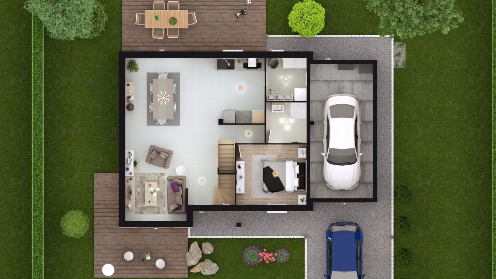 Maison neuve 83 m² à Grisy-Suisnes (77166)