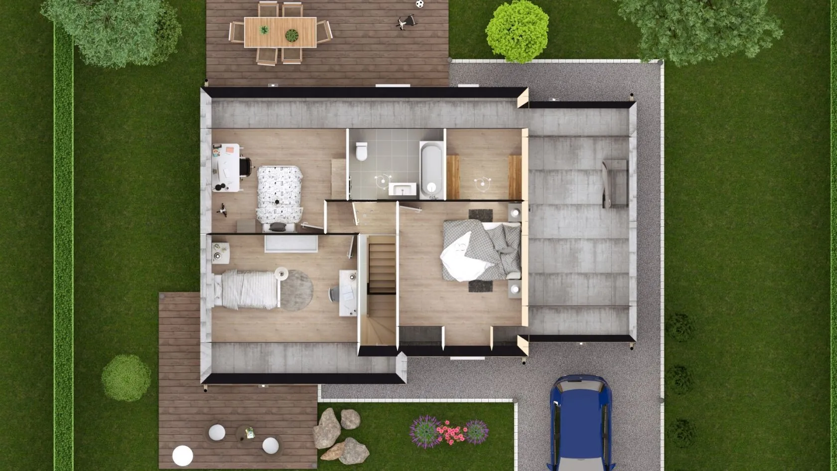 Maison neuve 83 m² à Grisy-Suisnes (77166)