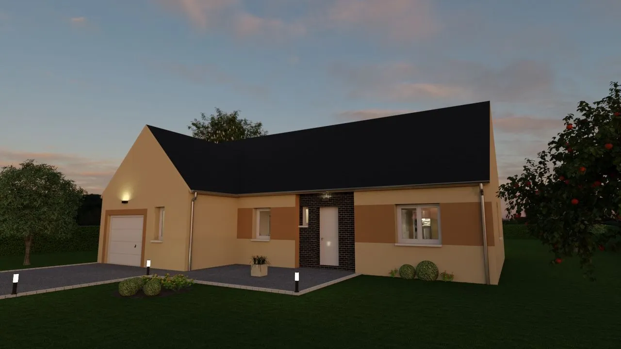 Maison neuve 106 m² à Fresnay-l'Évêque (28310)