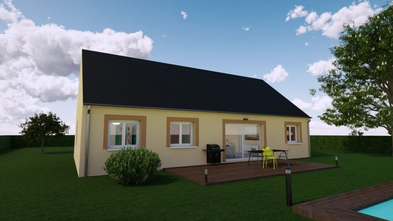 Maison neuve 106 m² à Fresnay-l'Évêque (28310)