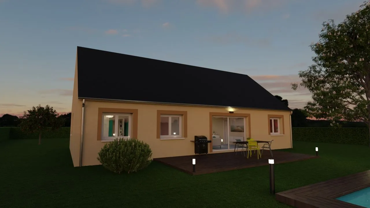 Maison neuve 106 m² à Fresnay-l'Évêque (28310)
