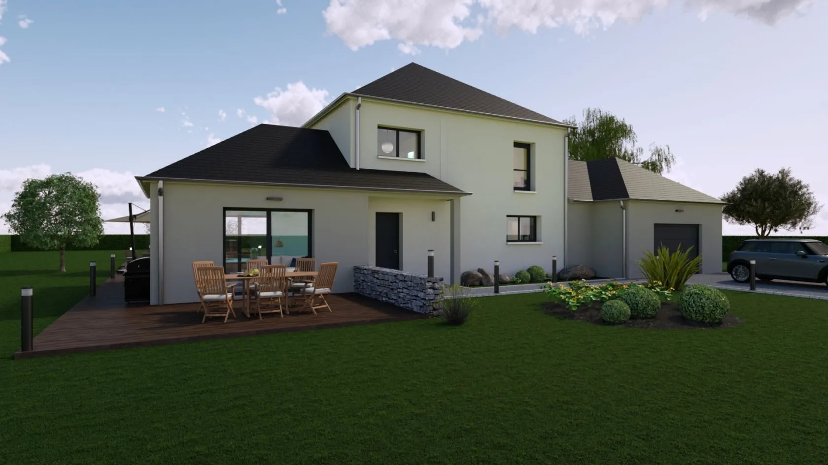 Maison neuve 164 m² à Luzarches (95270)