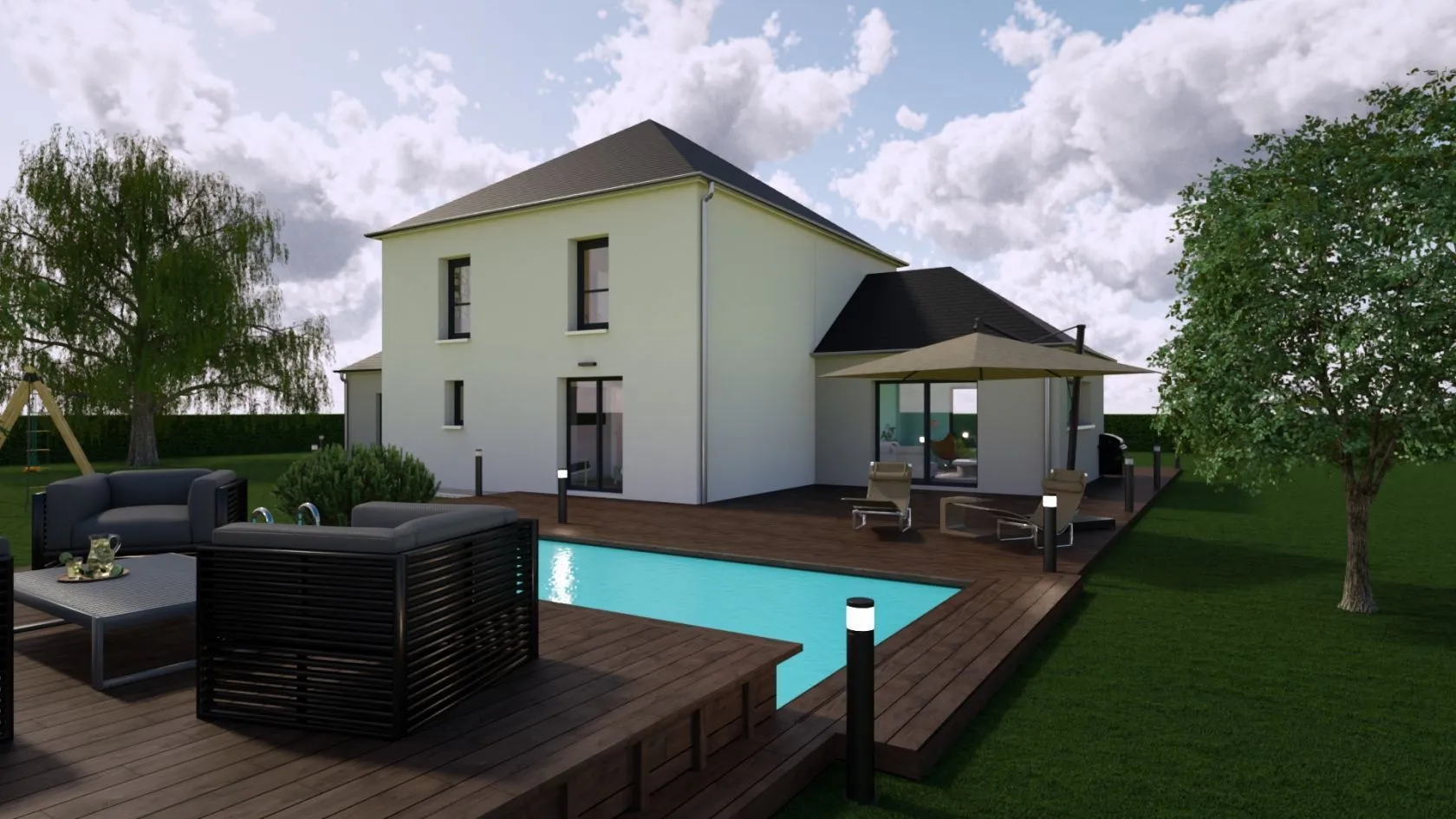 Maison neuve 164 m² à Luzarches (95270)