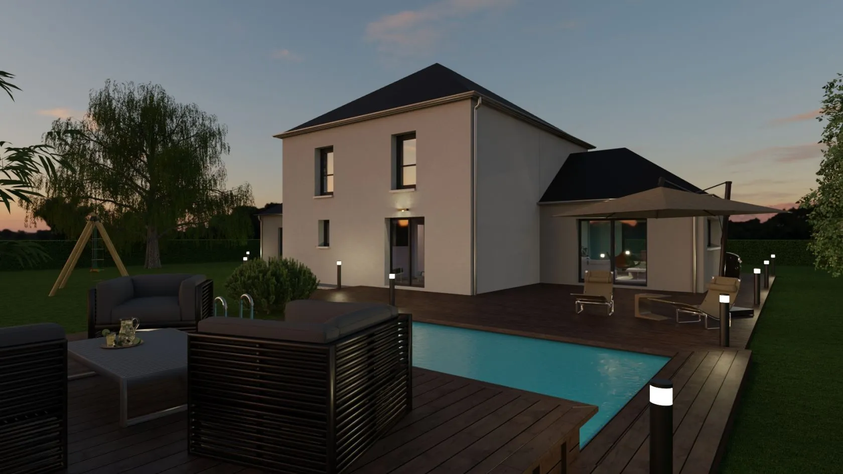 Maison neuve 164 m² à Luzarches (95270)