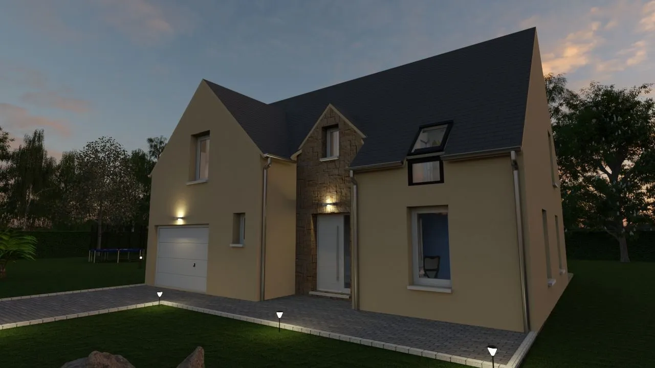 Maison neuve 126 m² à Coutevroult (77580)