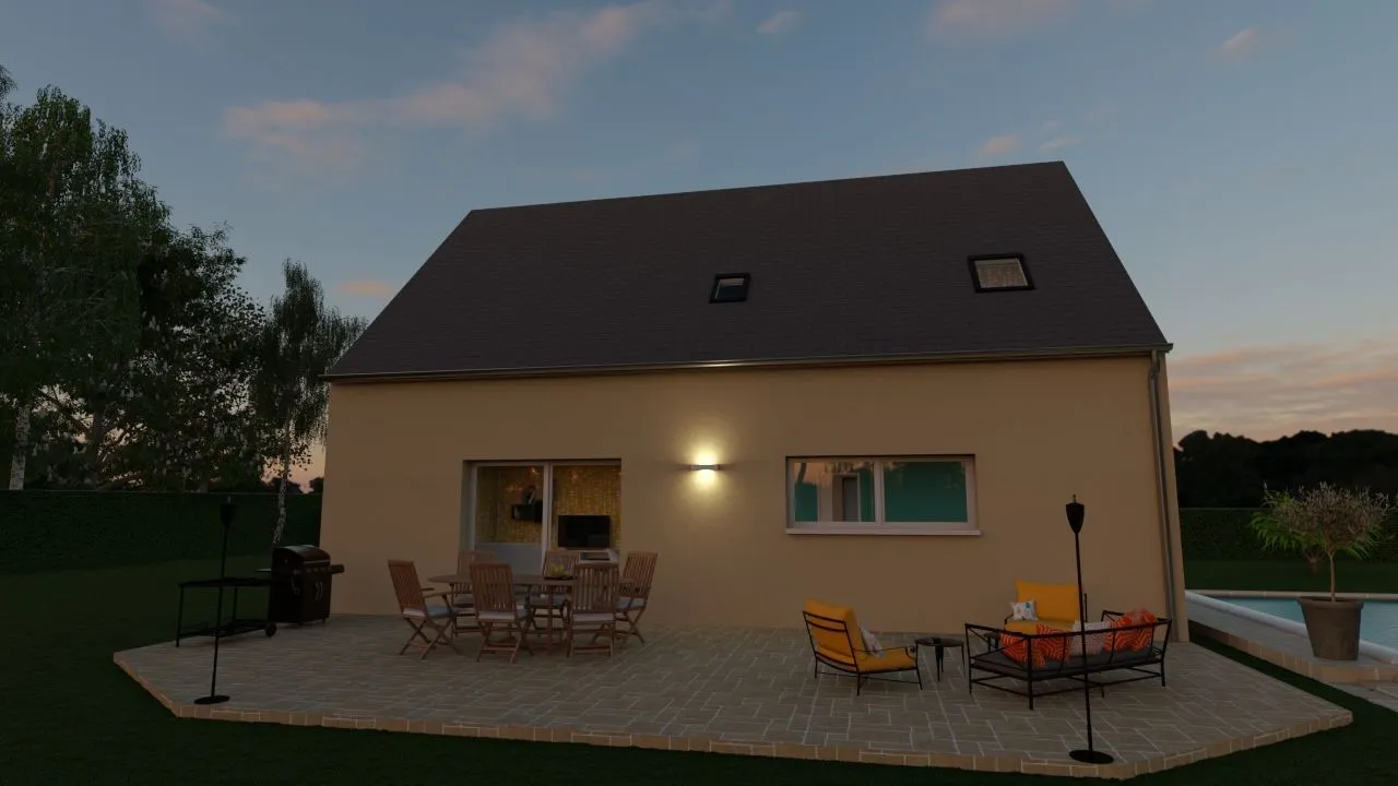 Maison neuve 126 m² à Coutevroult (77580)