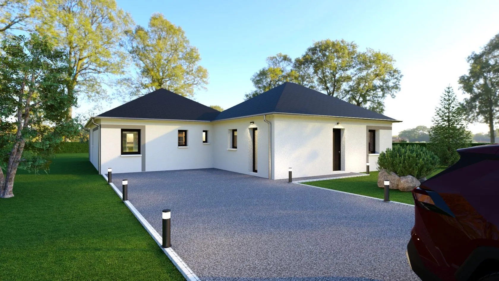 Maison neuve 130 m² à Montévrain (77144)