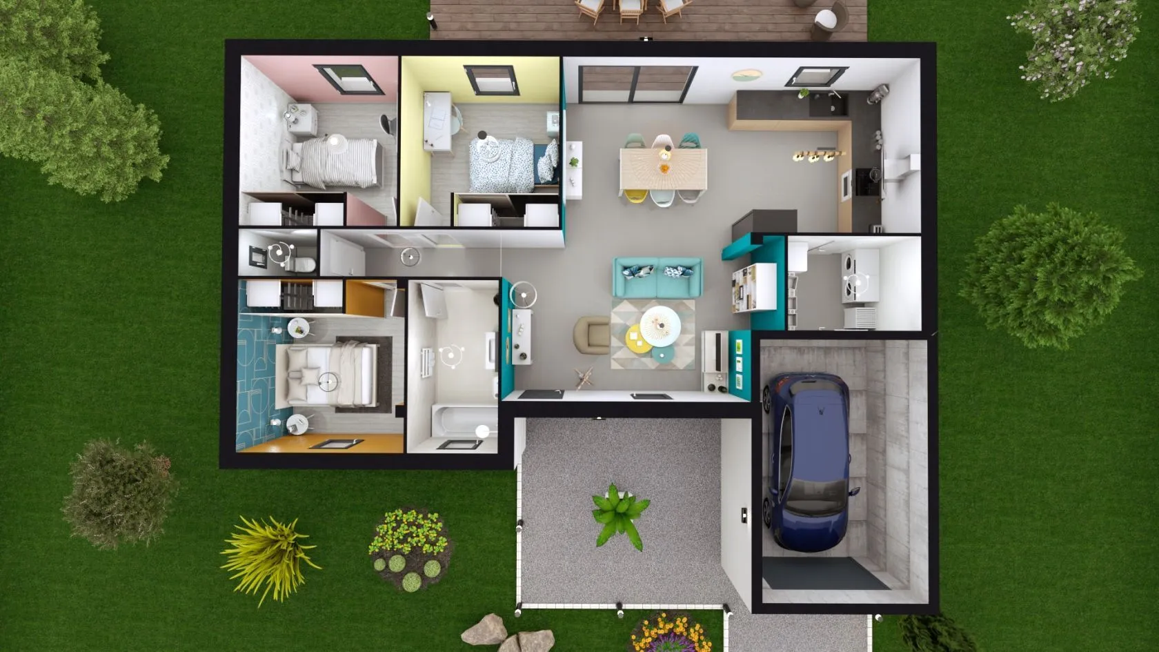 Maison neuve 84 m² à Villiers-sur-Marne (94350)