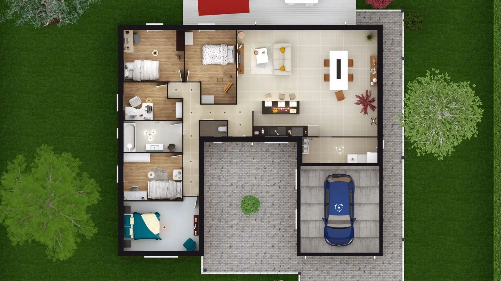 Maison neuve 126 m² à Rueil-Malmaison (92500)