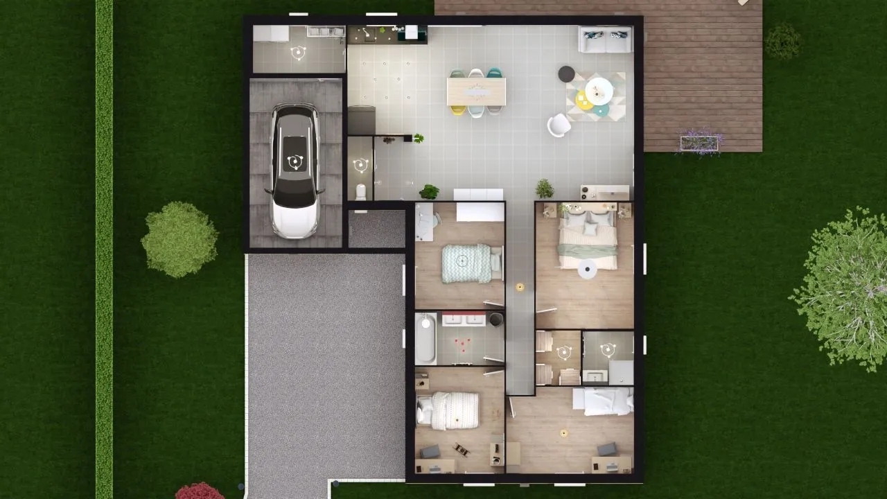 Maison neuve 117 m² à Guignes (77390)