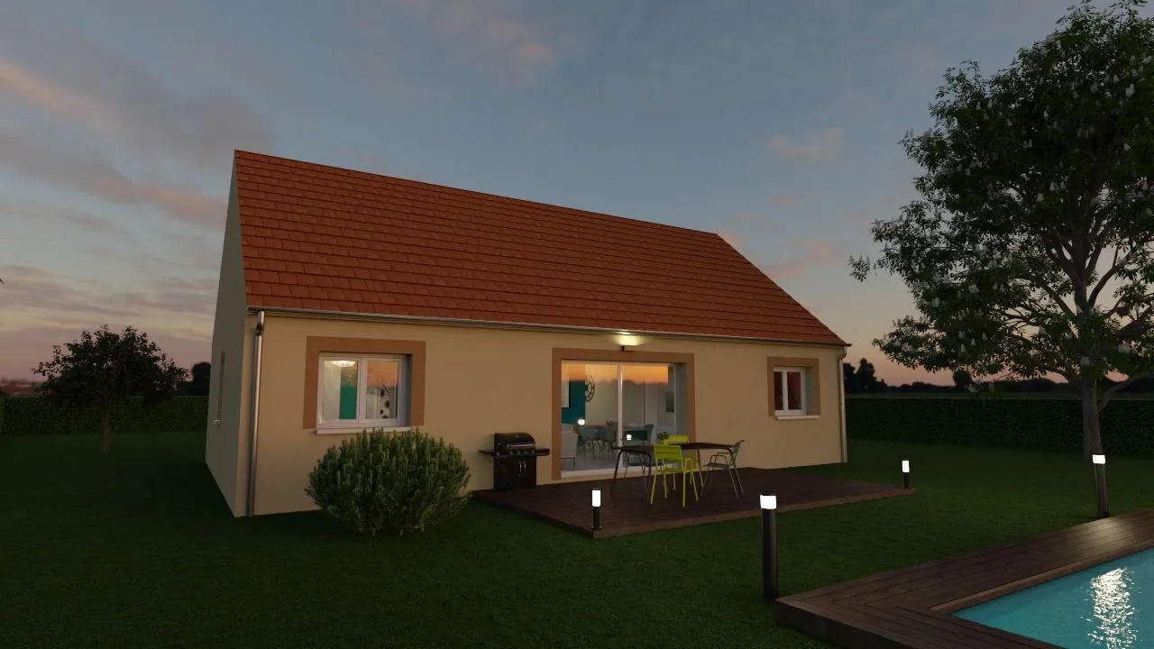 Maison neuve 92 m² à Saint-Jean-les-Deux-Jumeaux (77660)