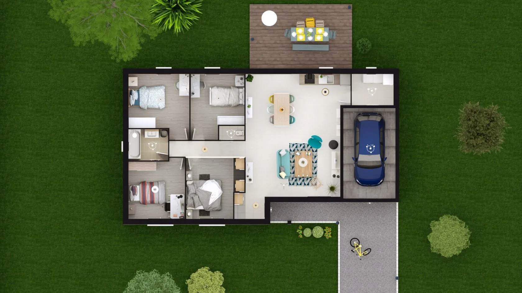 Maison neuve 99 m² à Amilly (28300)