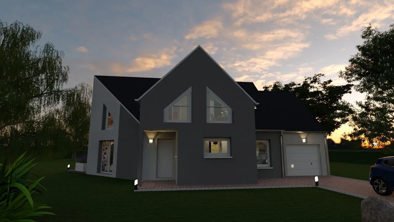 Maison neuve 153 m² à Boullay-les-Troux (91470)