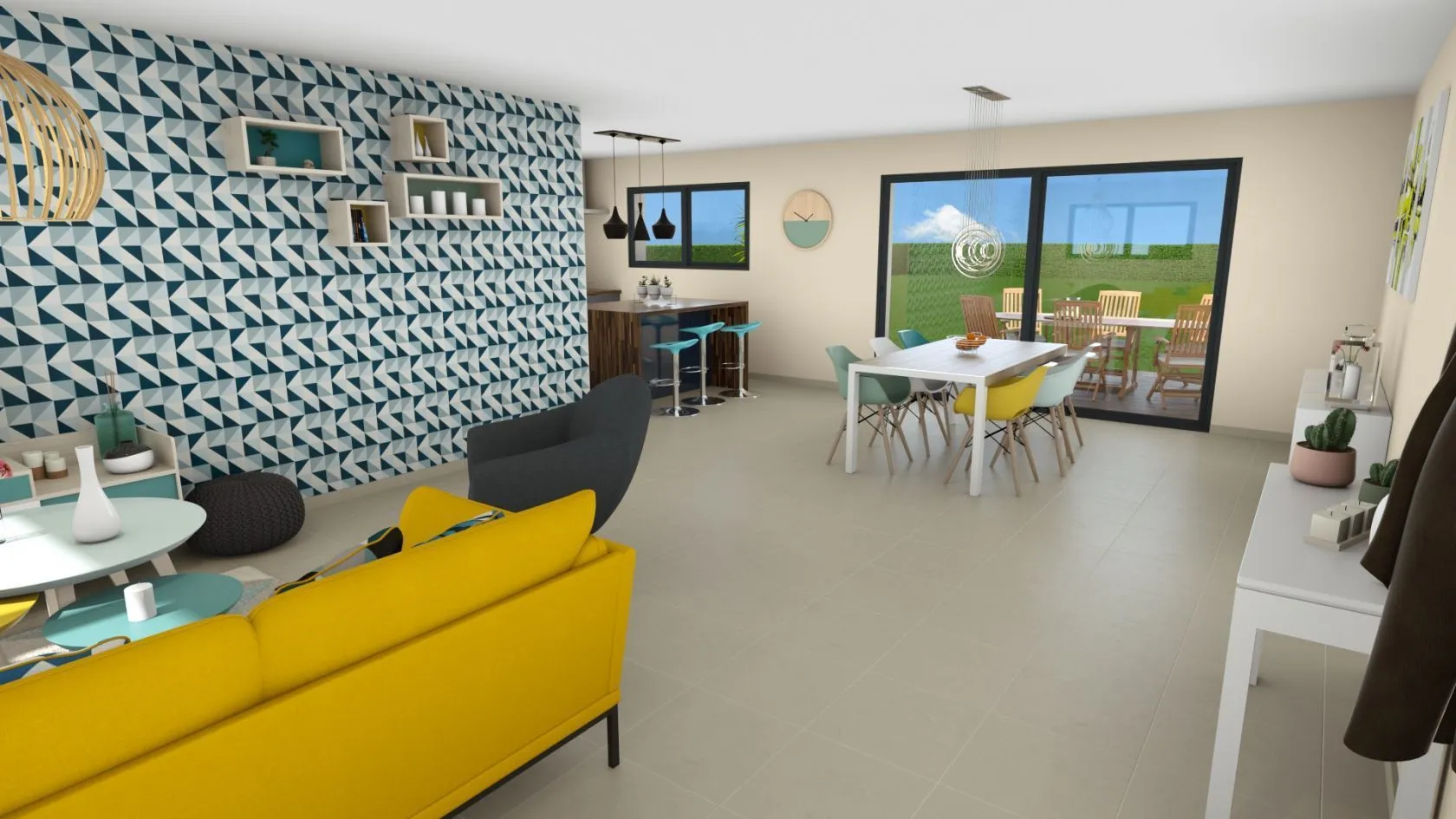 Maison neuve 114 m² à Saint-Fargeau-Ponthierry (77310)