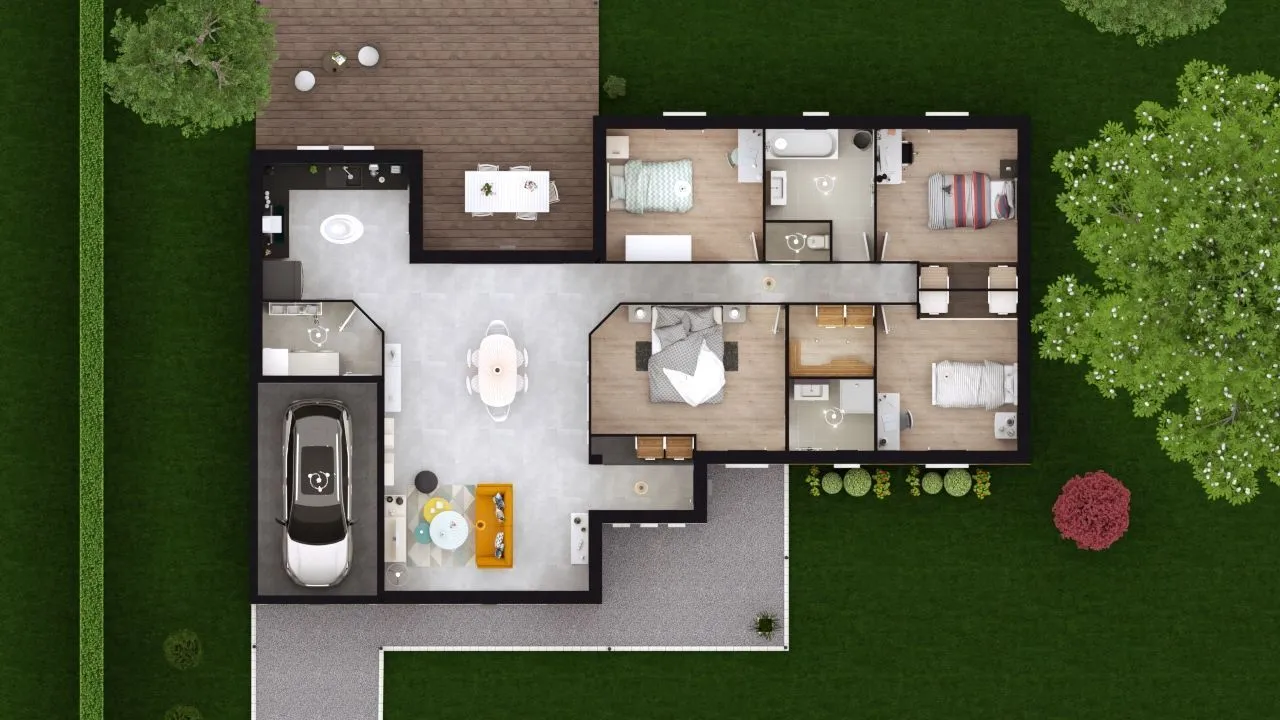 Maison neuve 127 m² à Écharcon (91540)