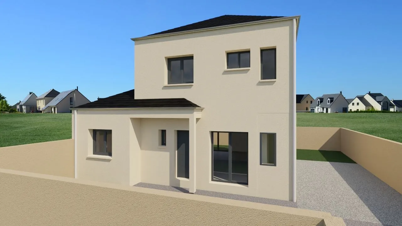 Maison neuve 74 m² à Coubron (93470)
