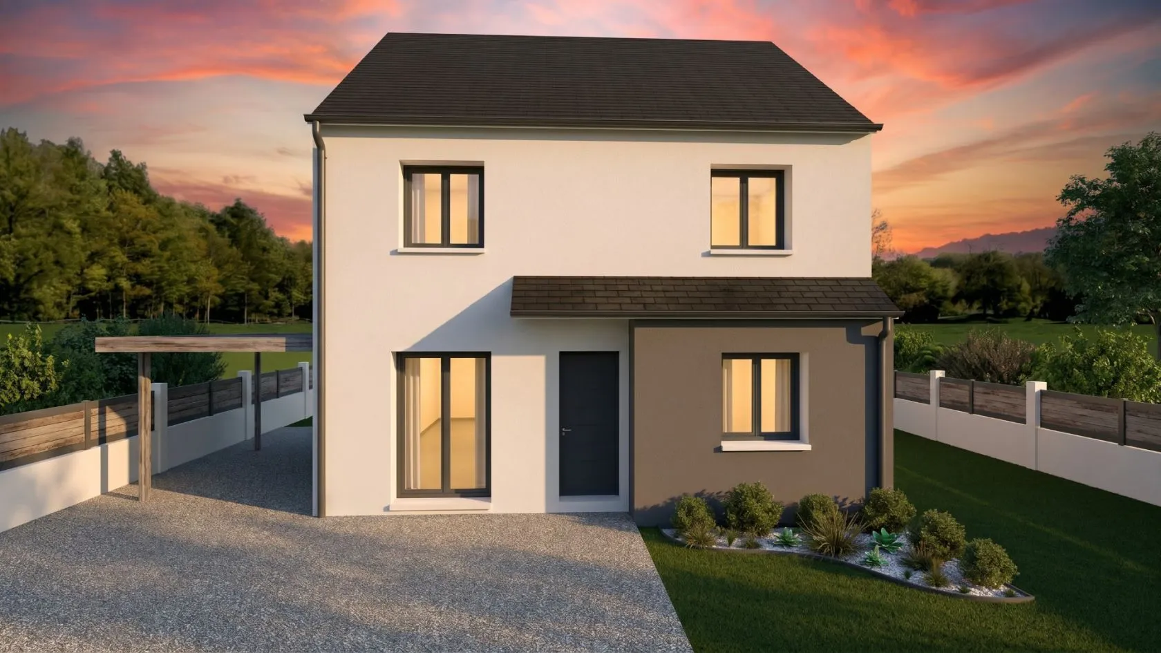 Maison neuve à Saint-Vrain