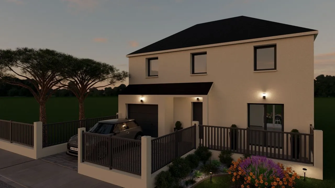 Maison neuve 102 m² à Boissise-la-Bertrand (77350)