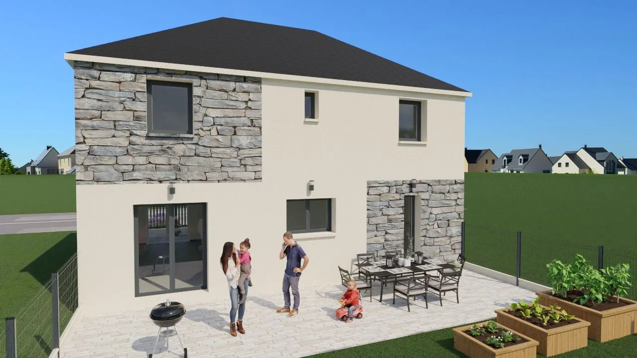 Maison neuve 102 m² à Boissise-la-Bertrand (77350)