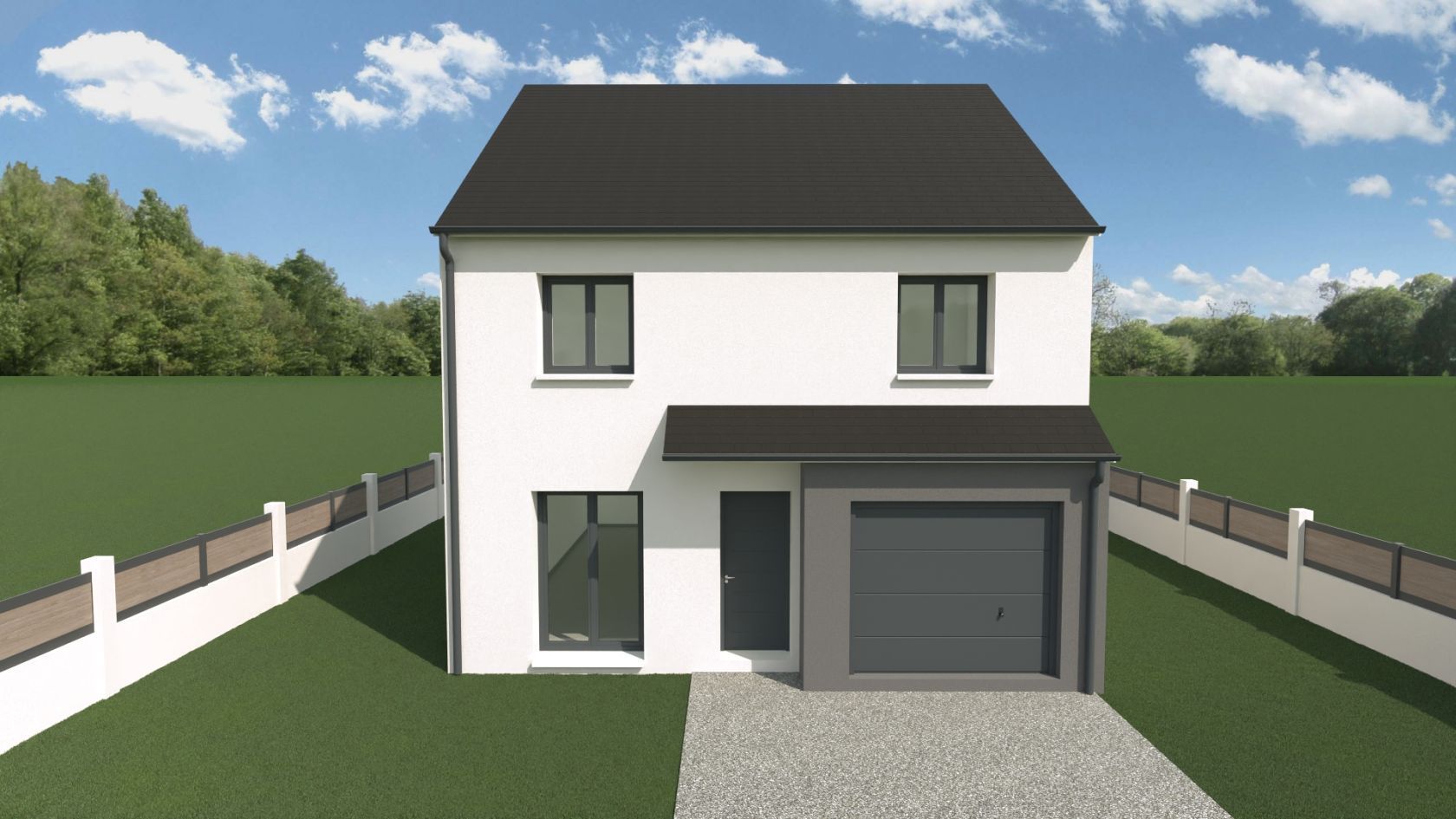 Maison neuve 81 m² à Breuillet (91650)