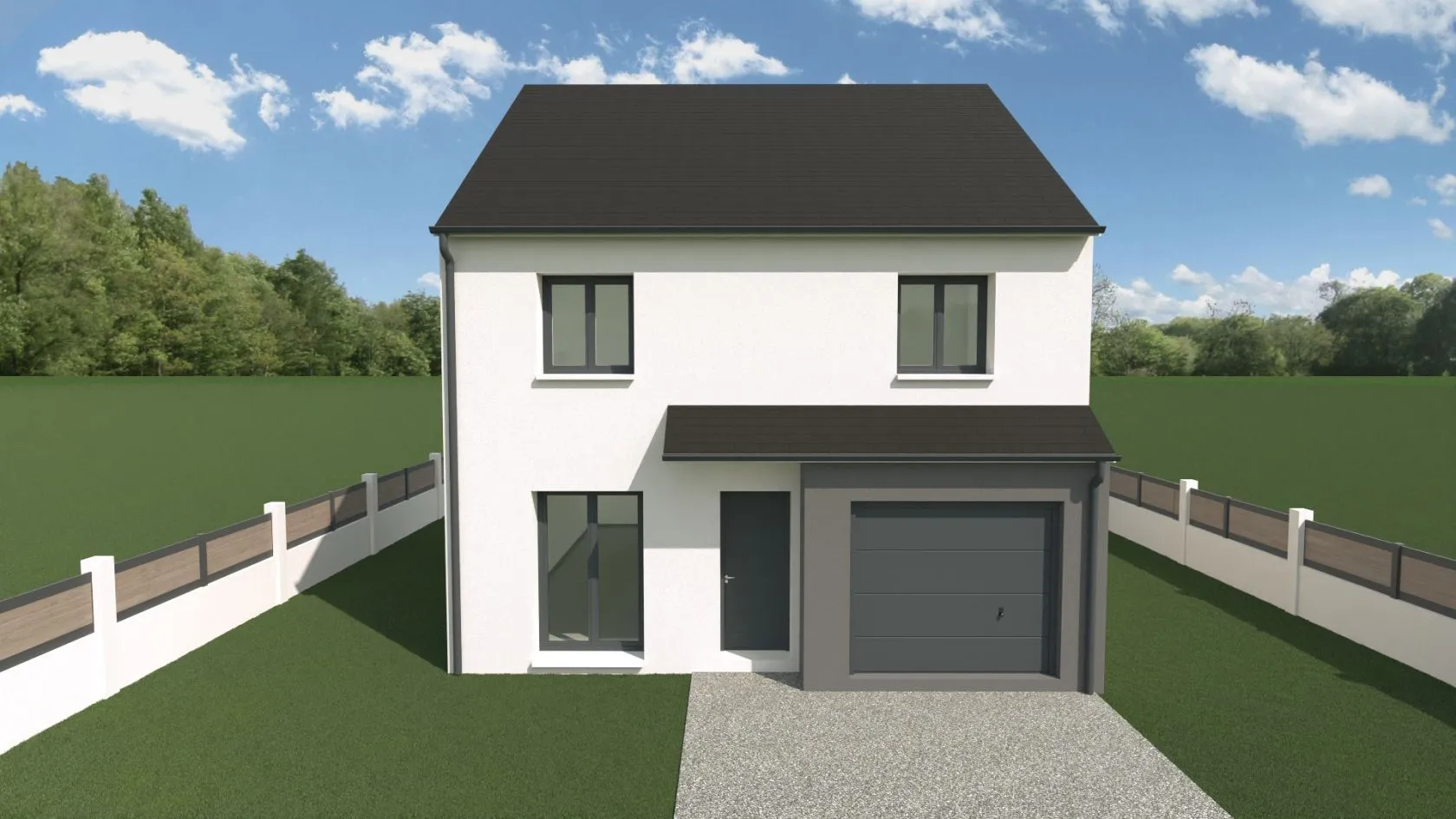 Maison neuve 81 m² à Breuillet (91650)