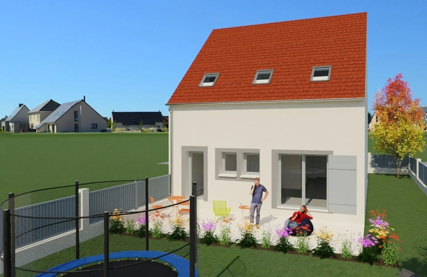 Maison neuve 90 m² à Baulne (91590)