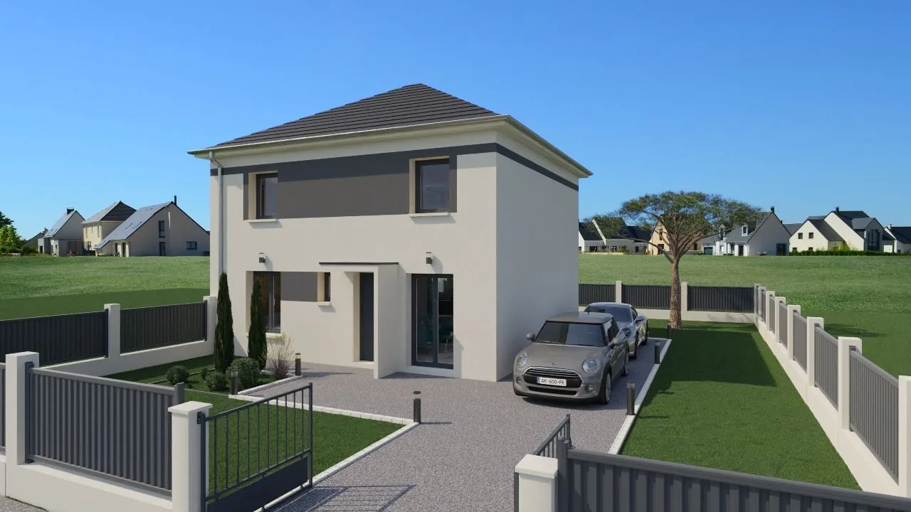 Maison neuve 104 m² à Saint-Vrain (91770)
