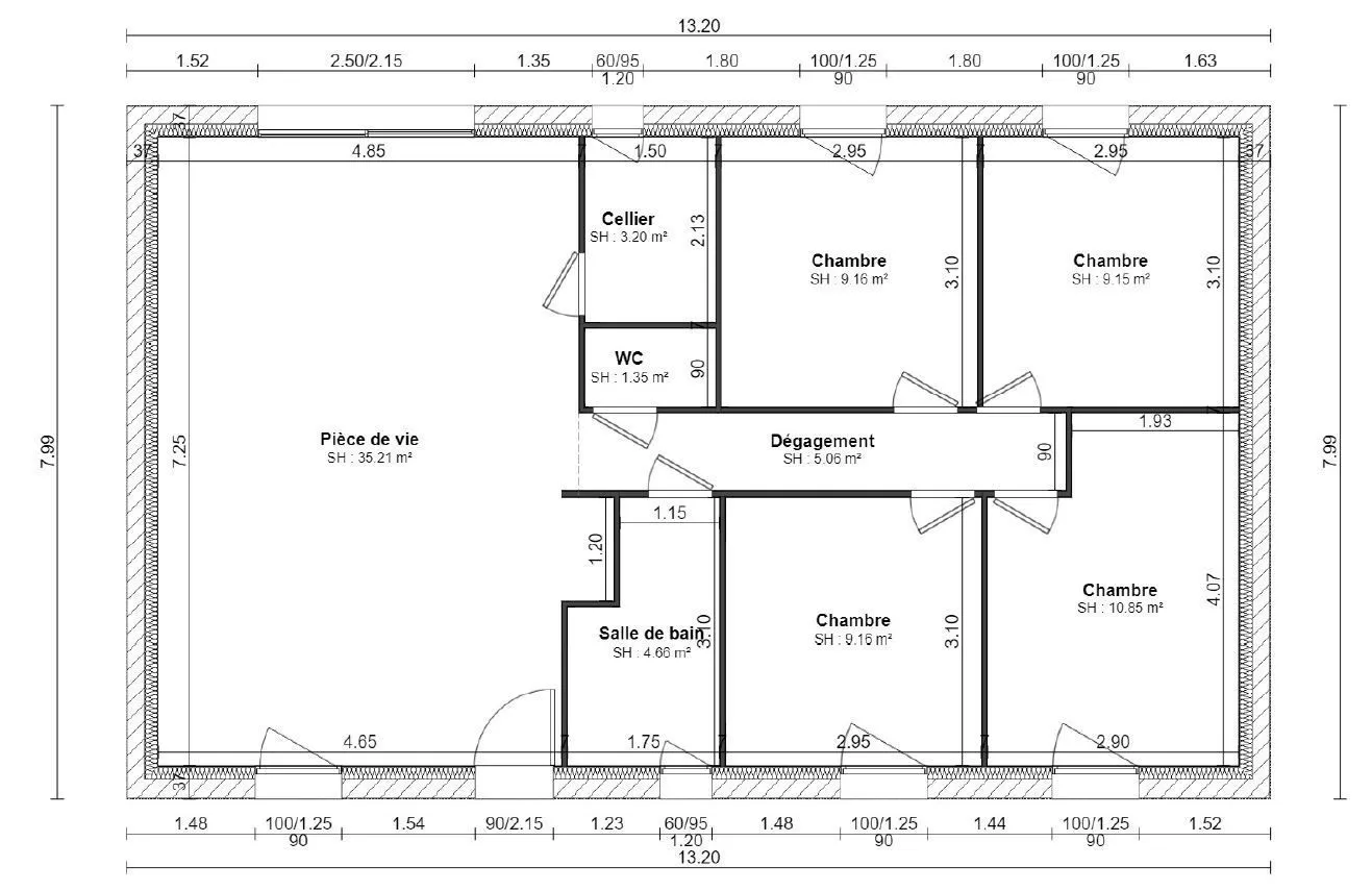 Maison neuve 88 m² à Savigny-sur-Orge (91600)