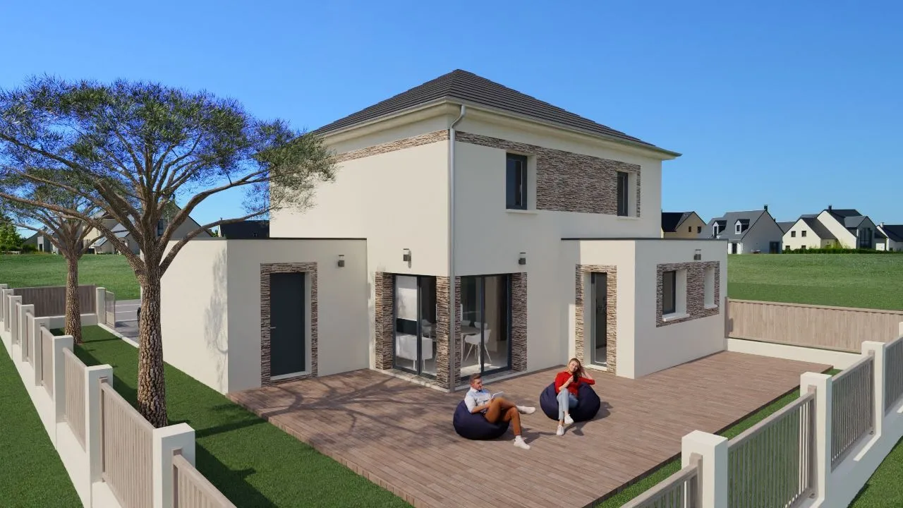Maison neuve 135 m² à Saint-Fargeau-Ponthierry (77310)