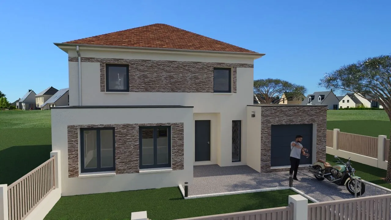 Maison neuve 135 m² à Saint-Fargeau-Ponthierry (77310)