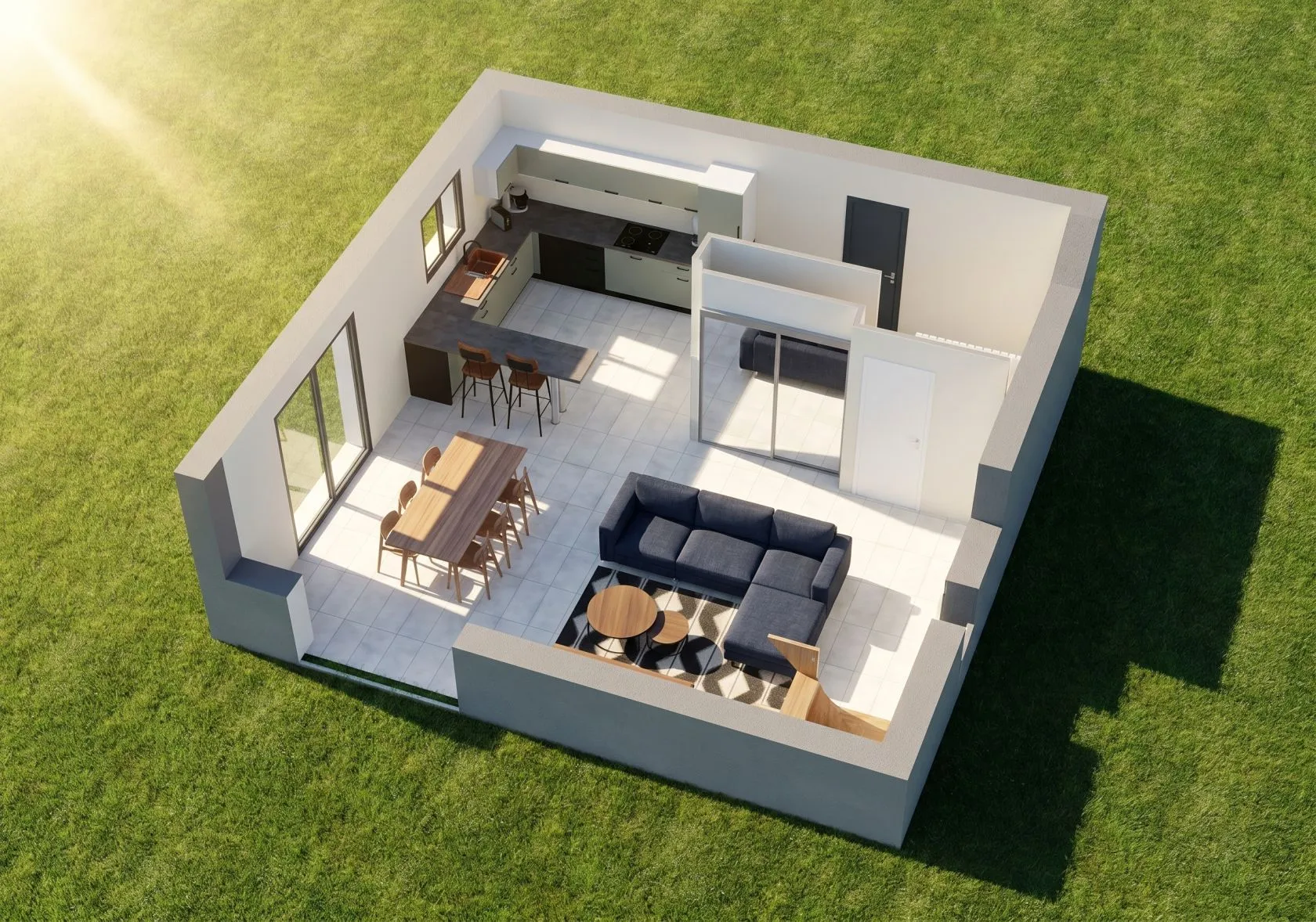 Maison neuve 105 m² à Cossé-le-Vivien (53230)