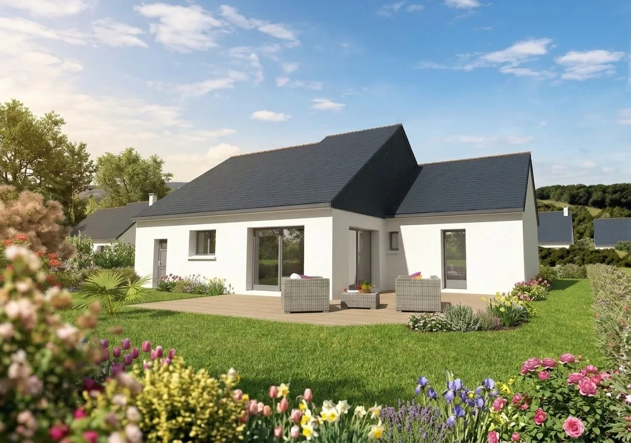 Maison neuve 87 m² à Saint-Ouën-des-Toits (53410)