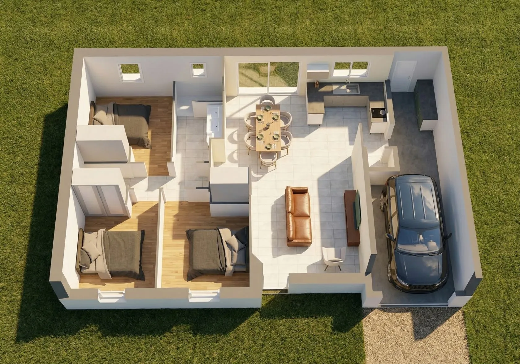 Maison neuve 81 m² à Villiers-Charlemagne (53170)