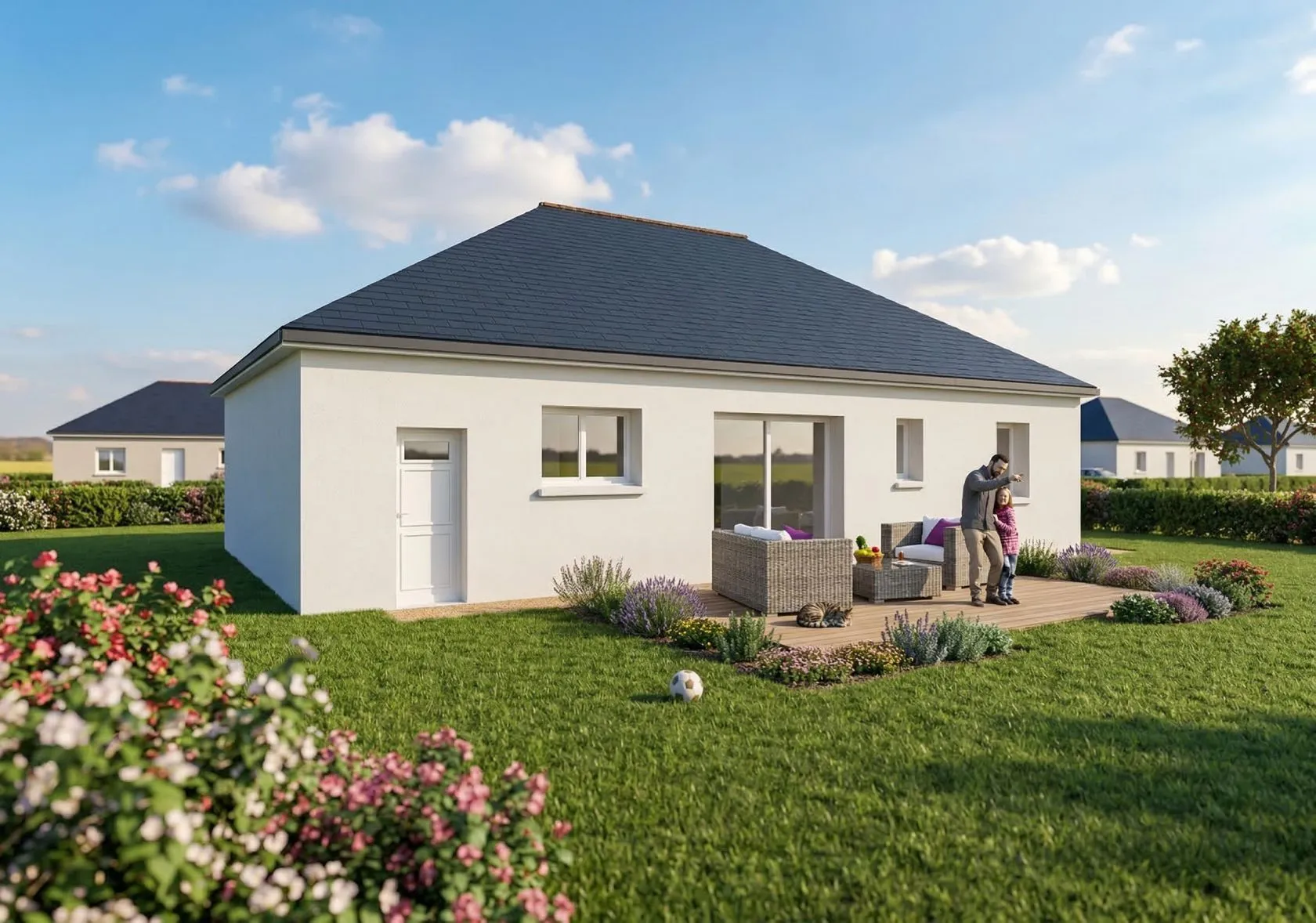 Maison neuve 81 m² à Villiers-Charlemagne (53170)