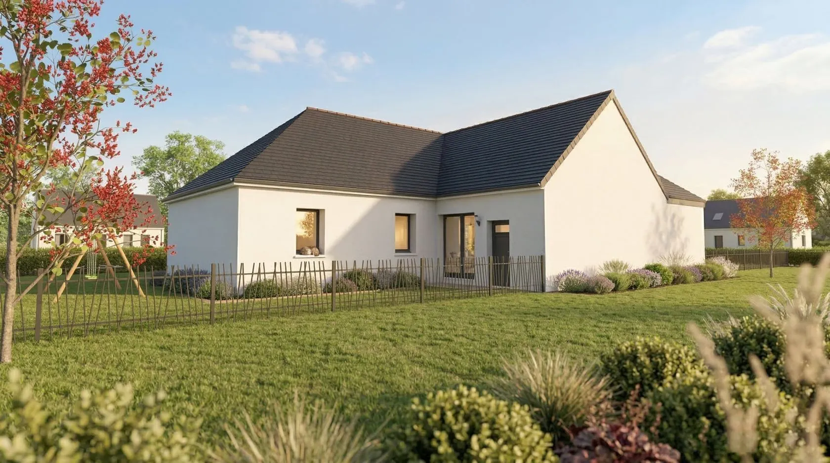Maison neuve 100 m² à Quelaines-Saint-Gault (53360)
