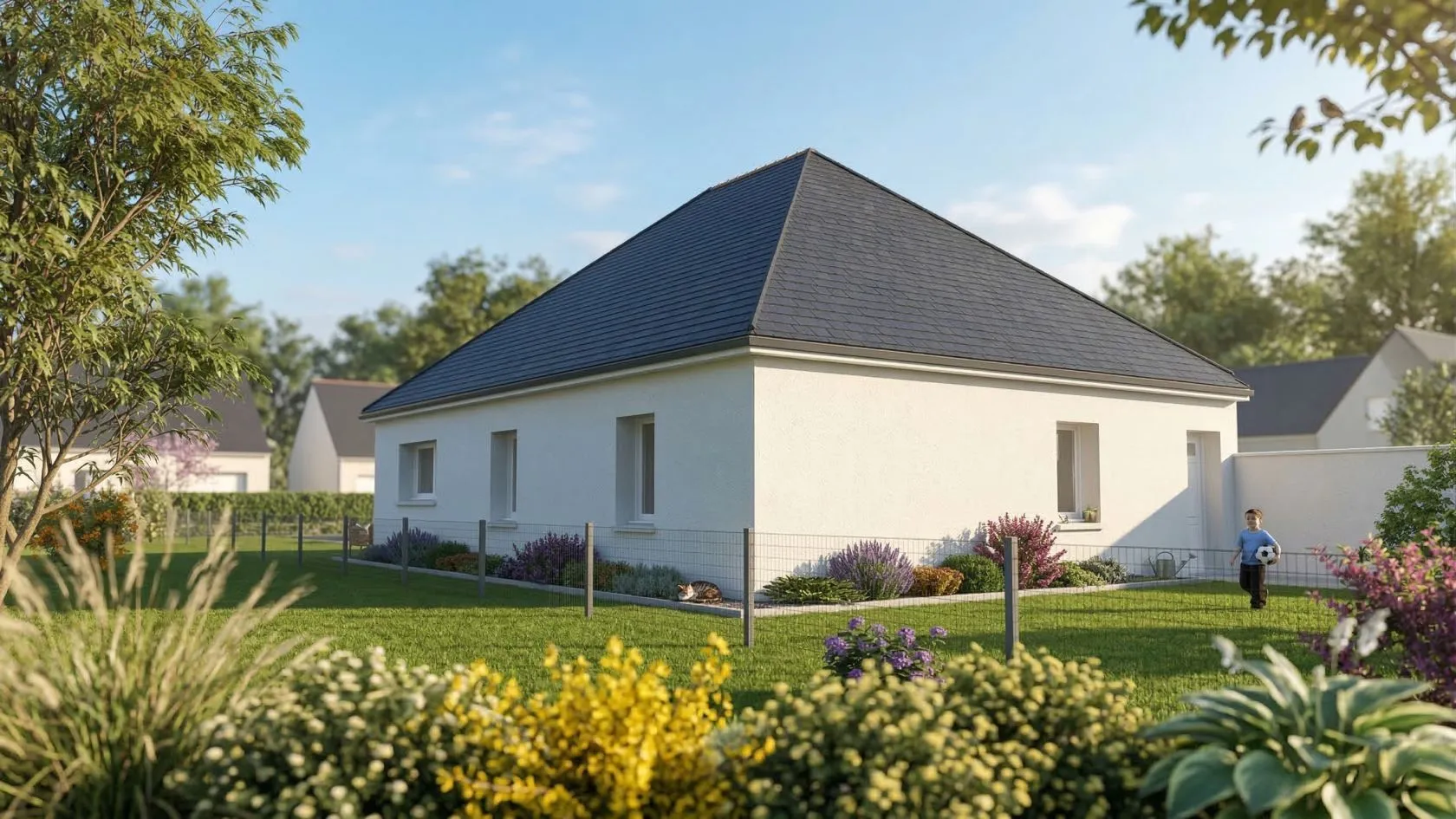 Maison neuve 90 m² à Commer (53470)