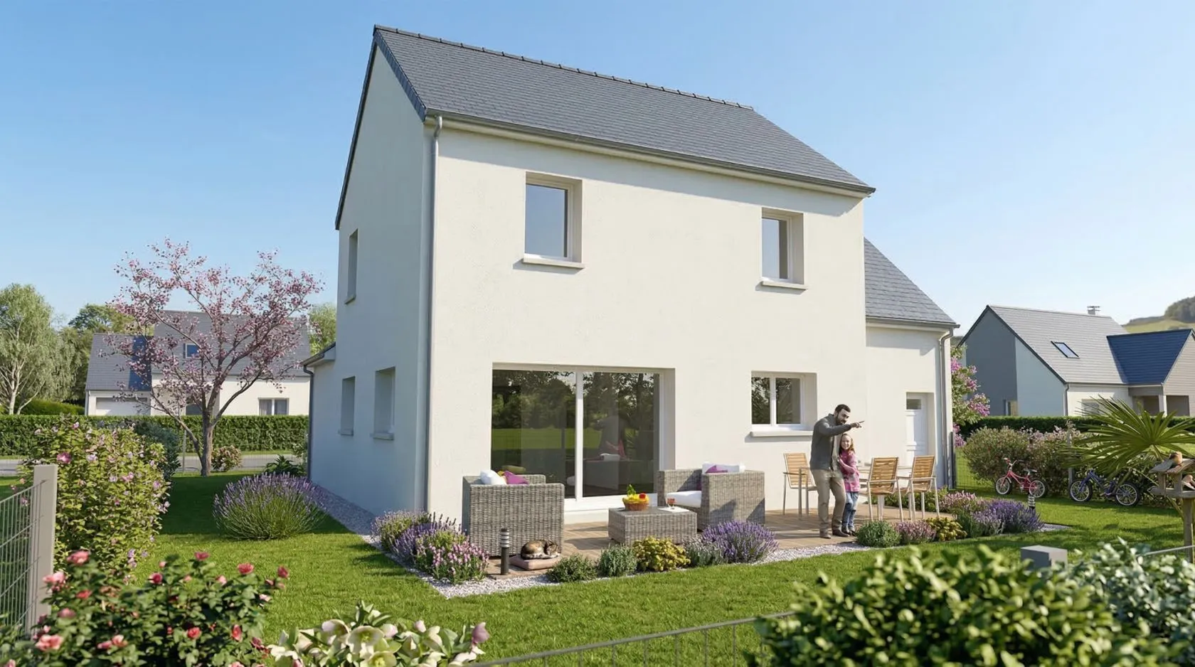 Maison neuve 108 m² à Ahuillé (53940)