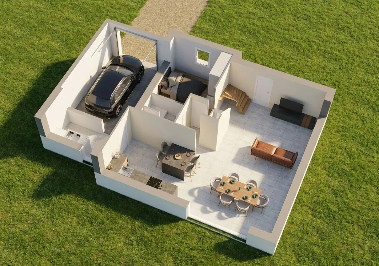 Maison neuve 127 m² à Mayenne (53100)