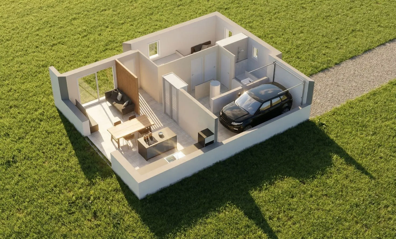 Maison neuve 66 m² à Changé (53810)
