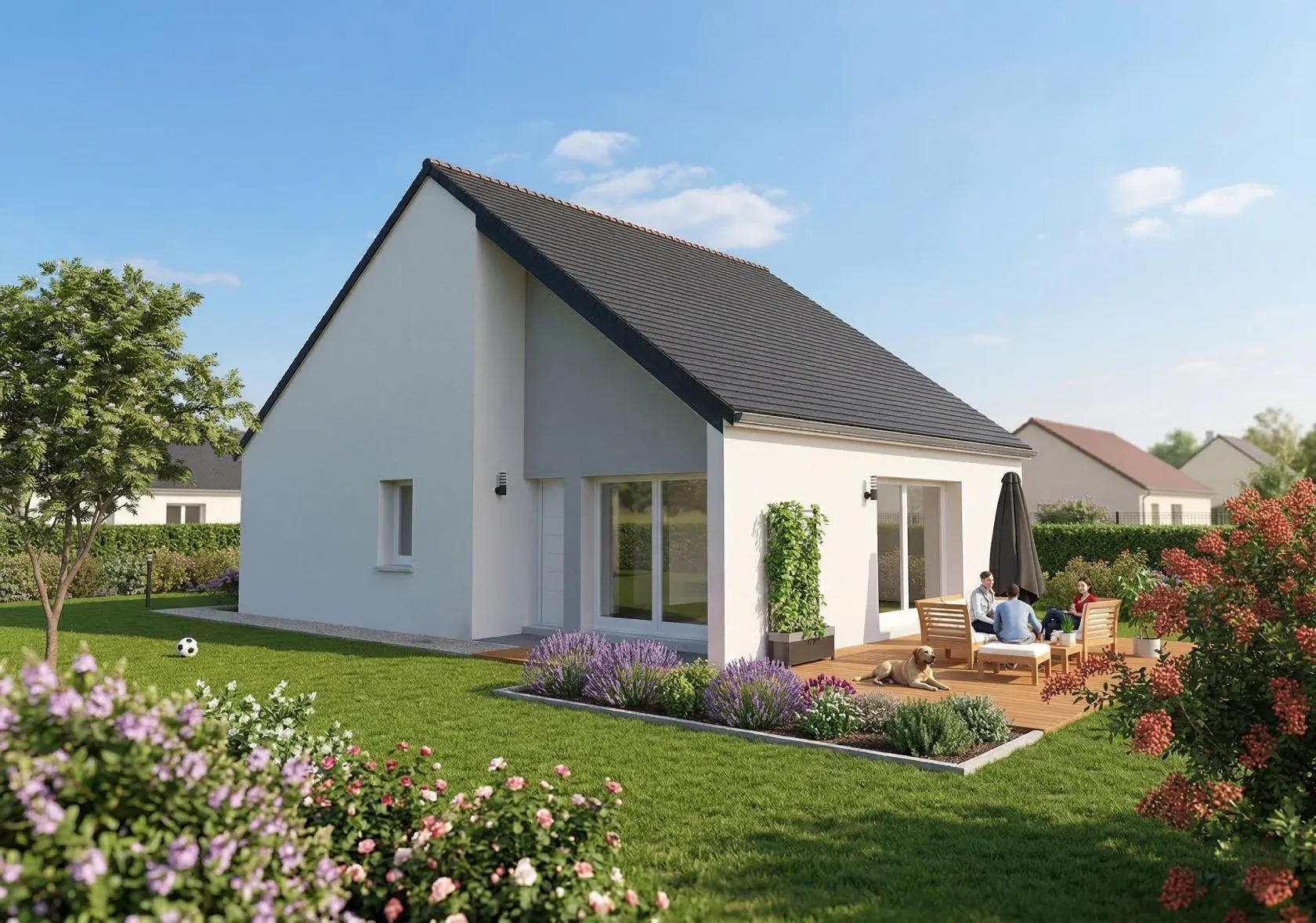 Maison neuve 66 m² à Changé (53810)