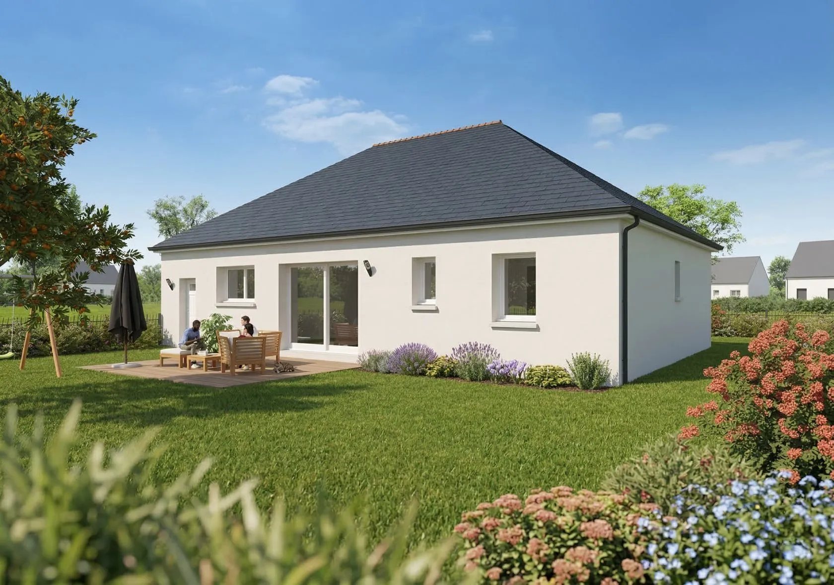 Maison neuve 80 m² à Entrammes (53260)
