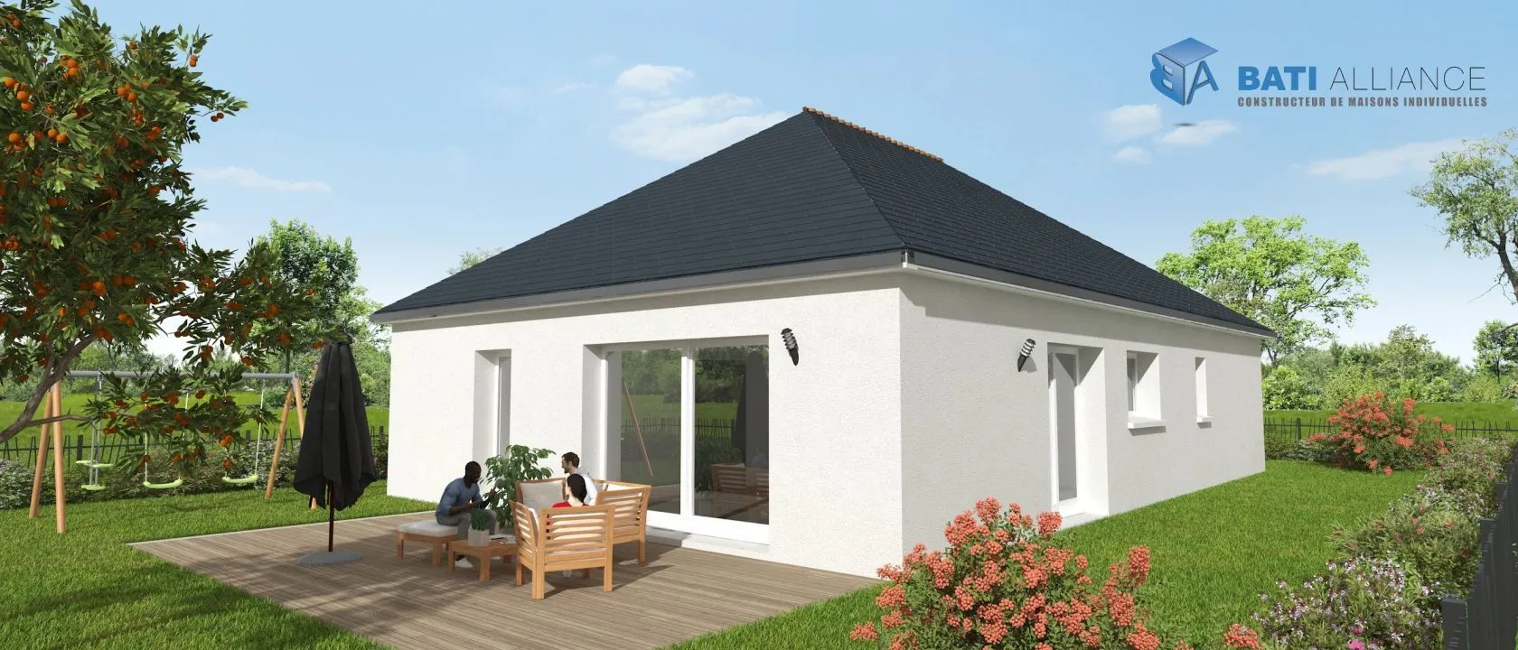 Maison neuve 88 m² à Forcé (53260)