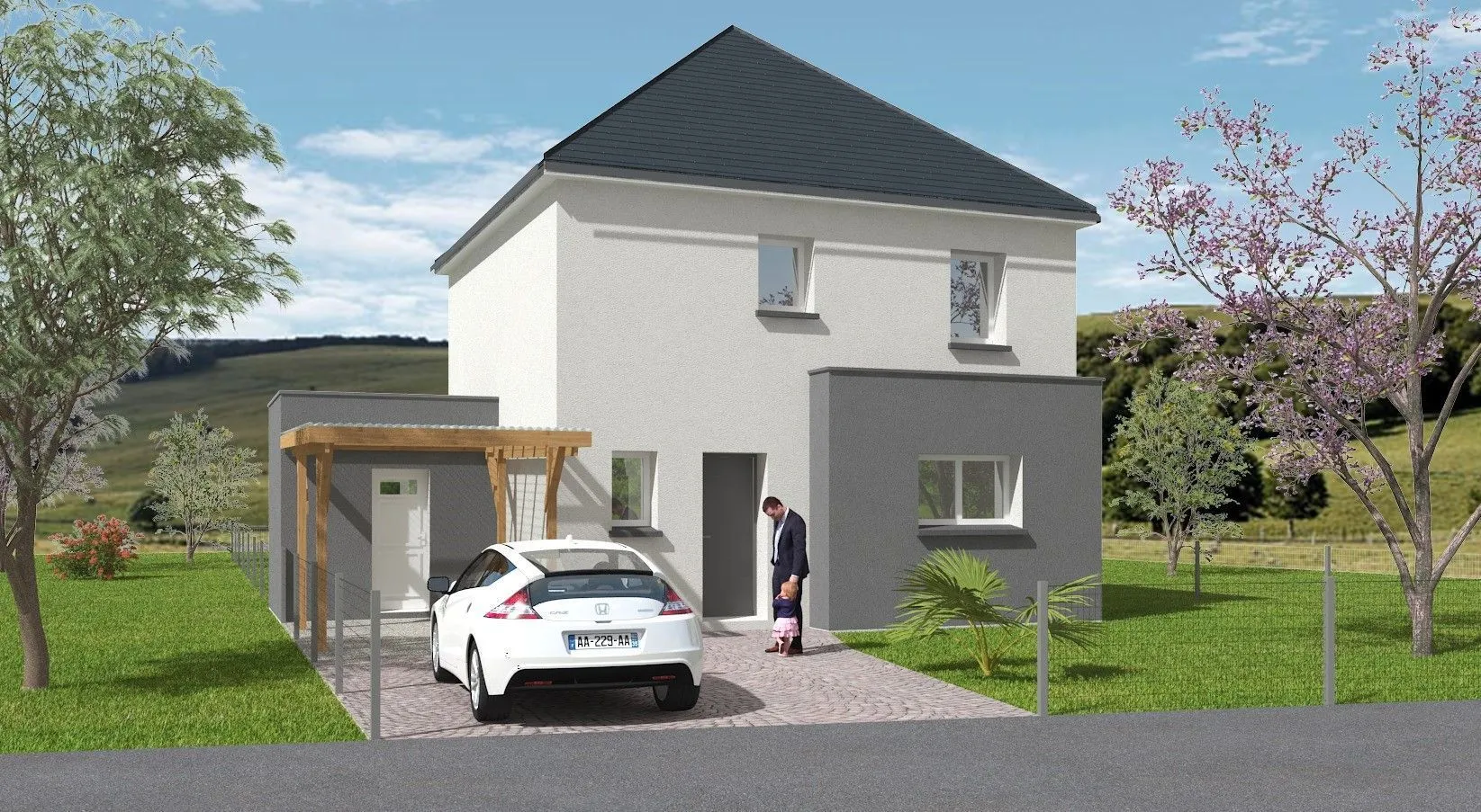 Maison neuve 88 m² à Renazé (53800)